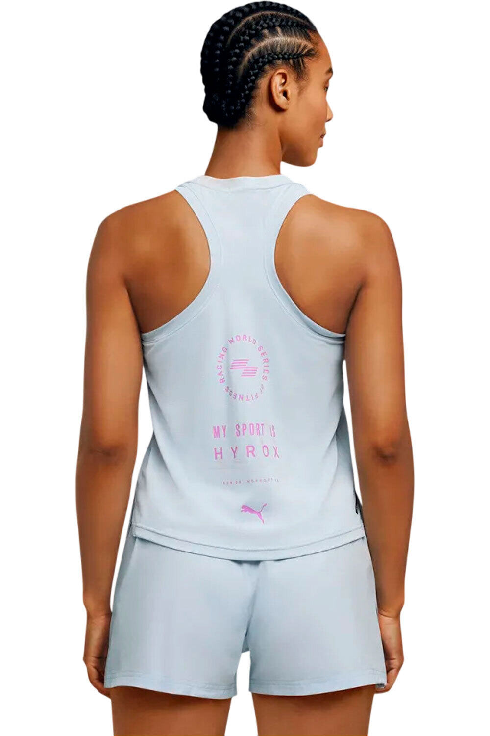 Puma camiseta tirantes fitness mujer W PUMA X HYROX DRYEL vista trasera