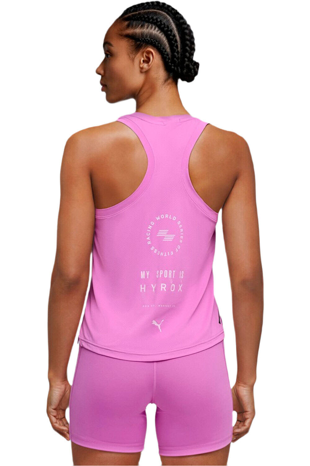 Puma camiseta tirantes fitness mujer W PUMA X HYROX DRYEL vista trasera