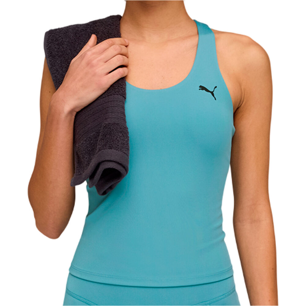 Puma camiseta tirantes fitness mujer W TAD ESSENTIAL 2 in vista frontal