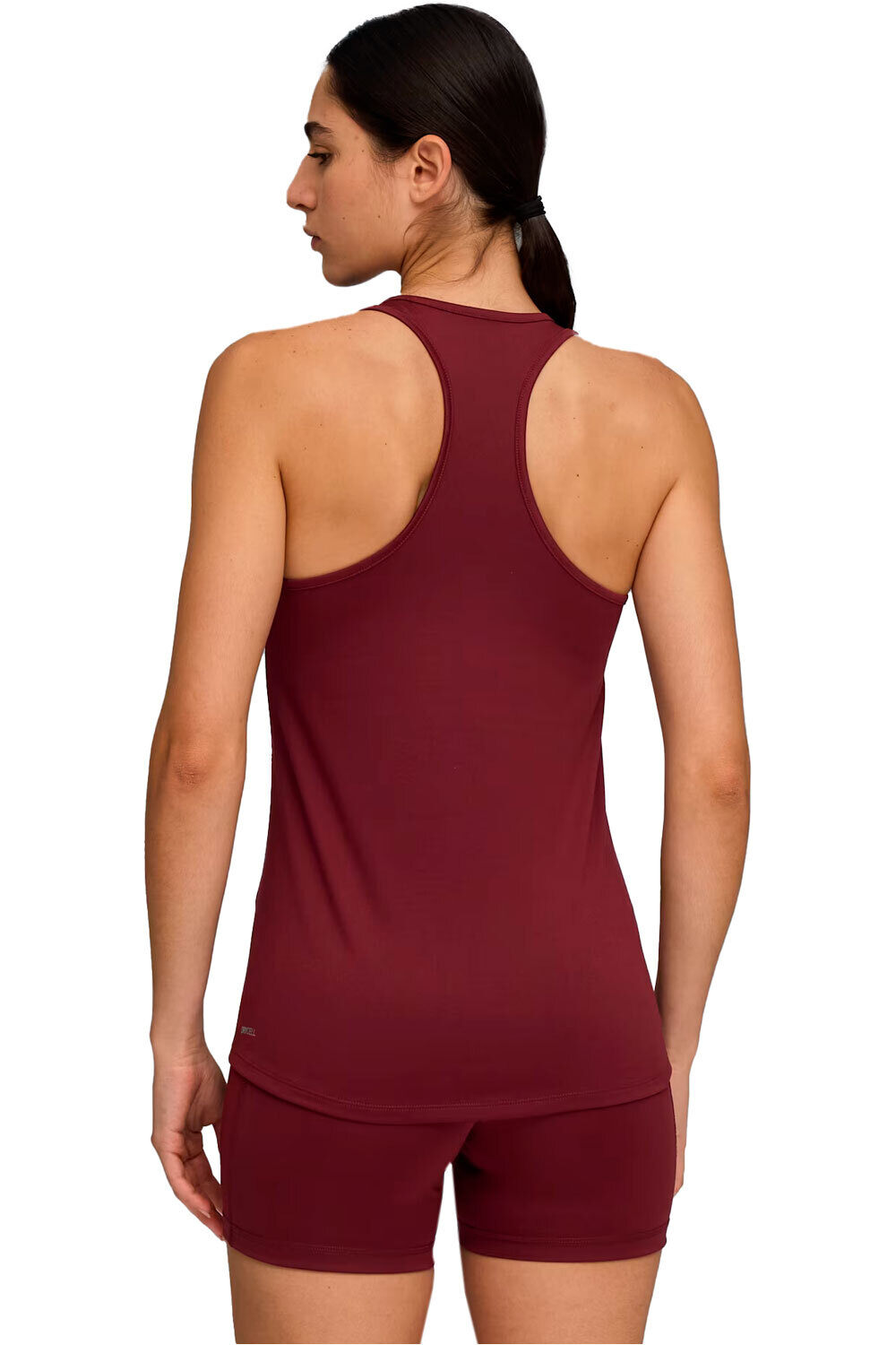 Puma camiseta tirantes fitness mujer W TAD ESSENTIAL Race vista trasera