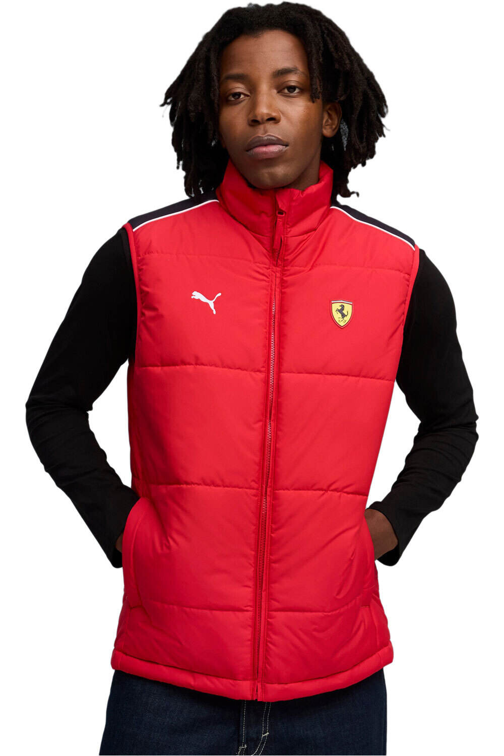 Puma chalecos hombre Ferrari MT7 Padded V vista frontal