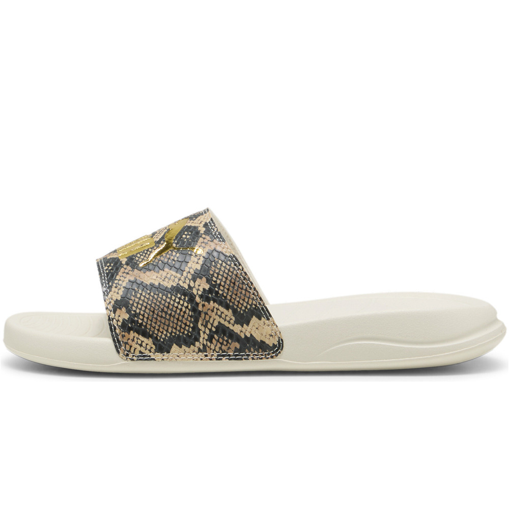 Puma chanclas mujer Popcat 20 Snake Chic lateral exterior