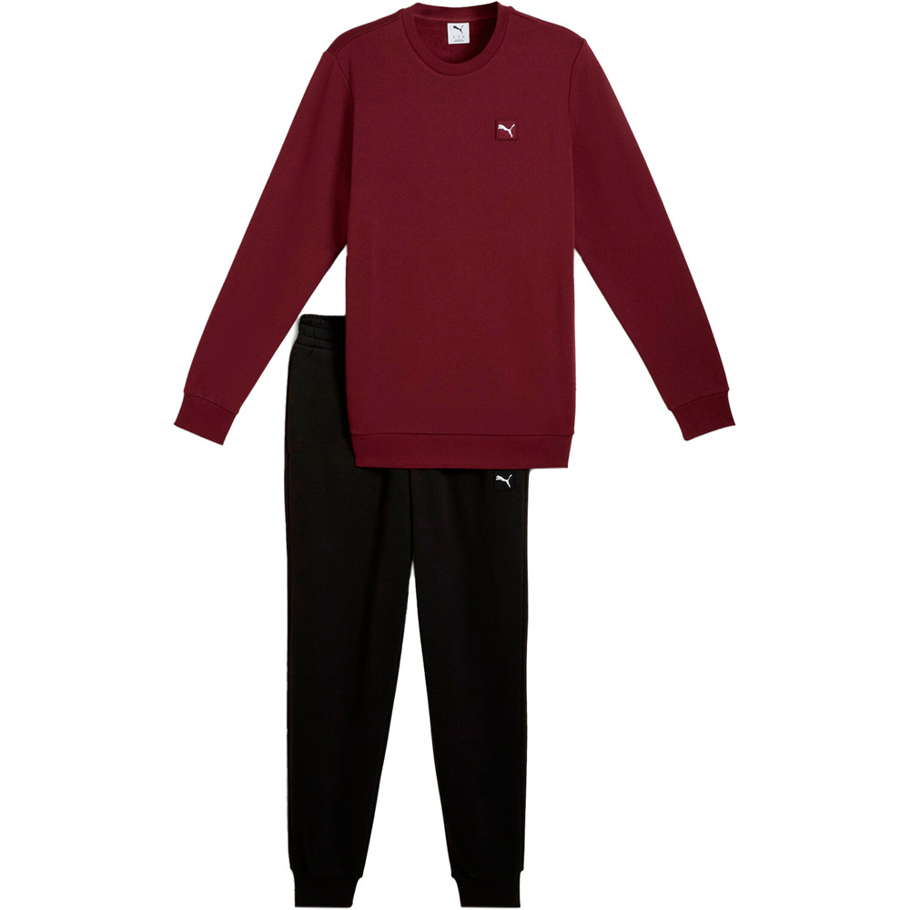 Puma chándal hombre ESS Elevated Crew Sw vista detalle