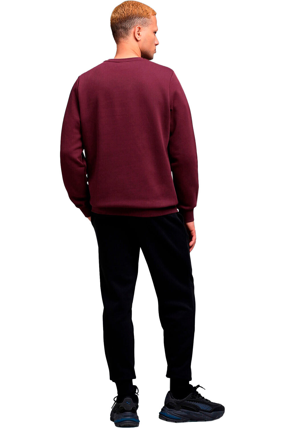 Puma chándal hombre ESS Elevated Crew Sw vista trasera