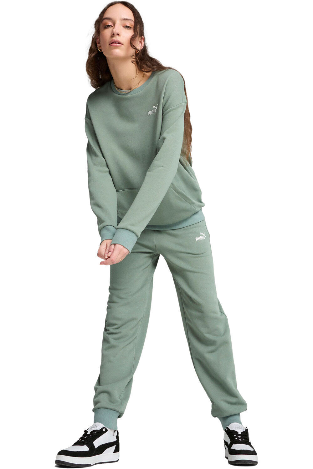 Puma chándal mujer Relaxed Sweat Suit TR cl vista frontal