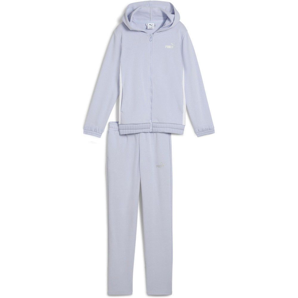 Puma chándal niña Metallic Hooded Swea vista detalle