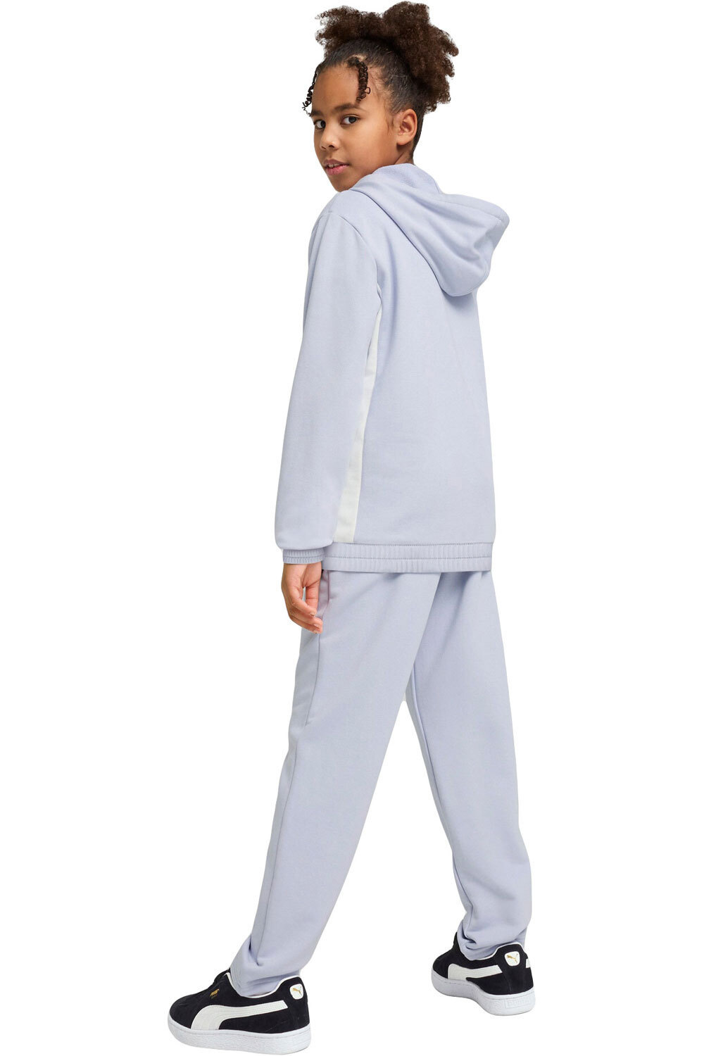 Puma chándal niña Metallic Hooded Swea vista trasera