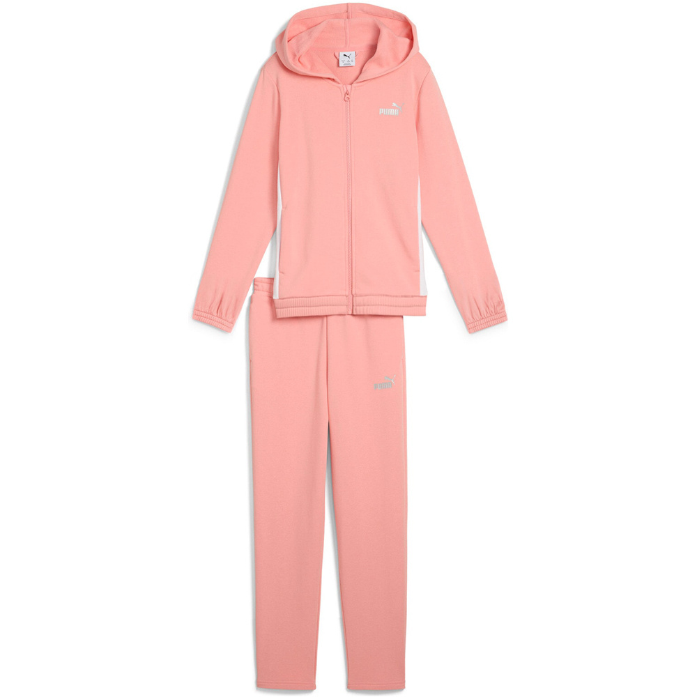 Puma chándal niña Metallic Hooded Sweat Suit TR G vista detalle