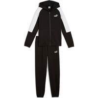 Puma chándal niño ESS BLOCK Hooded Ful vista frontal