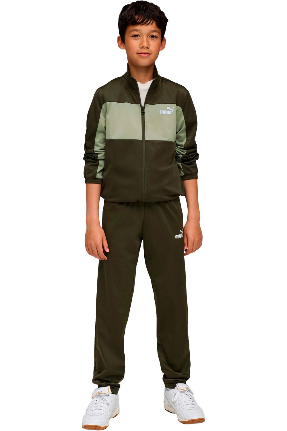 Puma chándal niño Poly Colorblock vista frontal