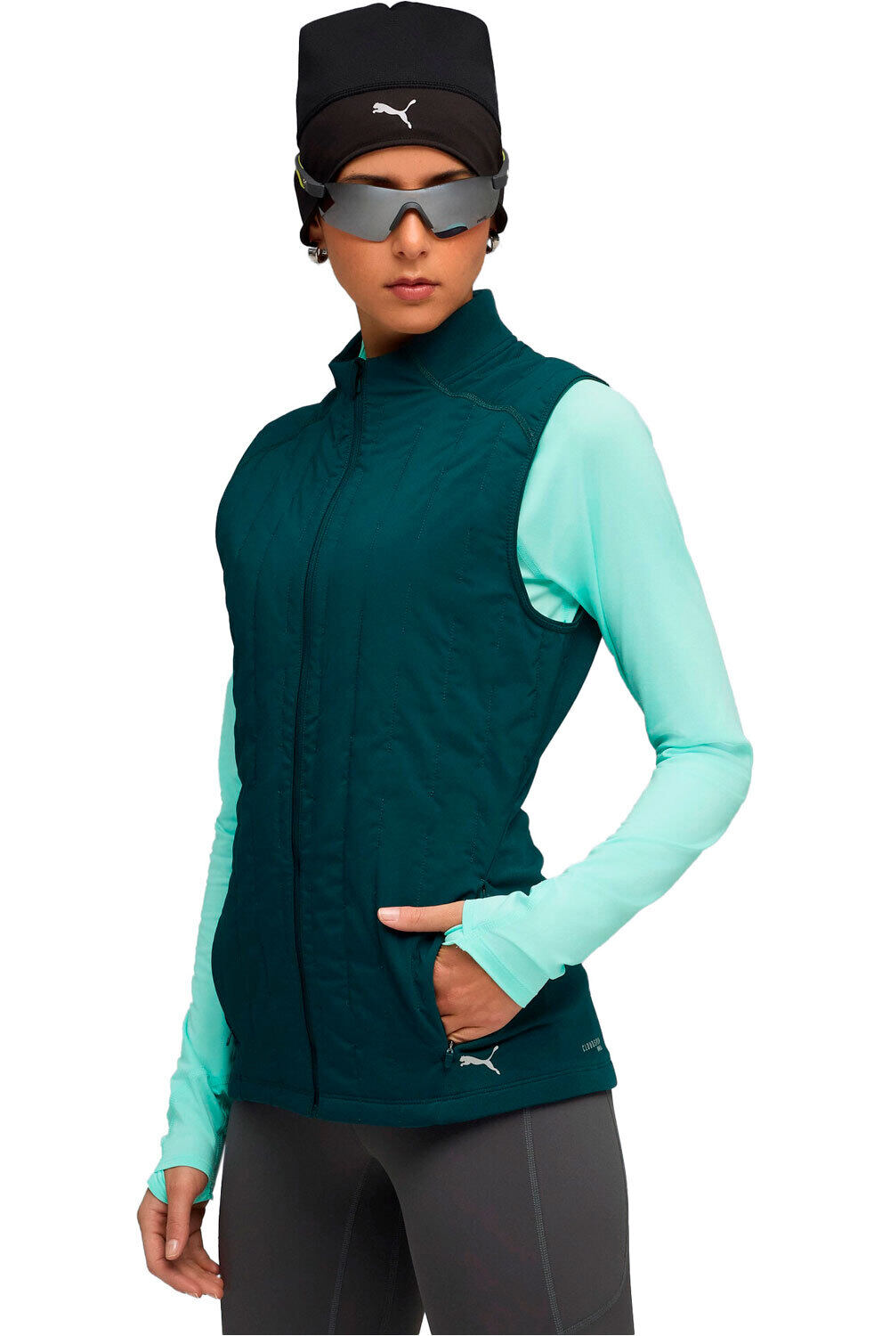 Puma CHAQUETA RUNNING MUJER W Run Cloudspun Warm vista frontal