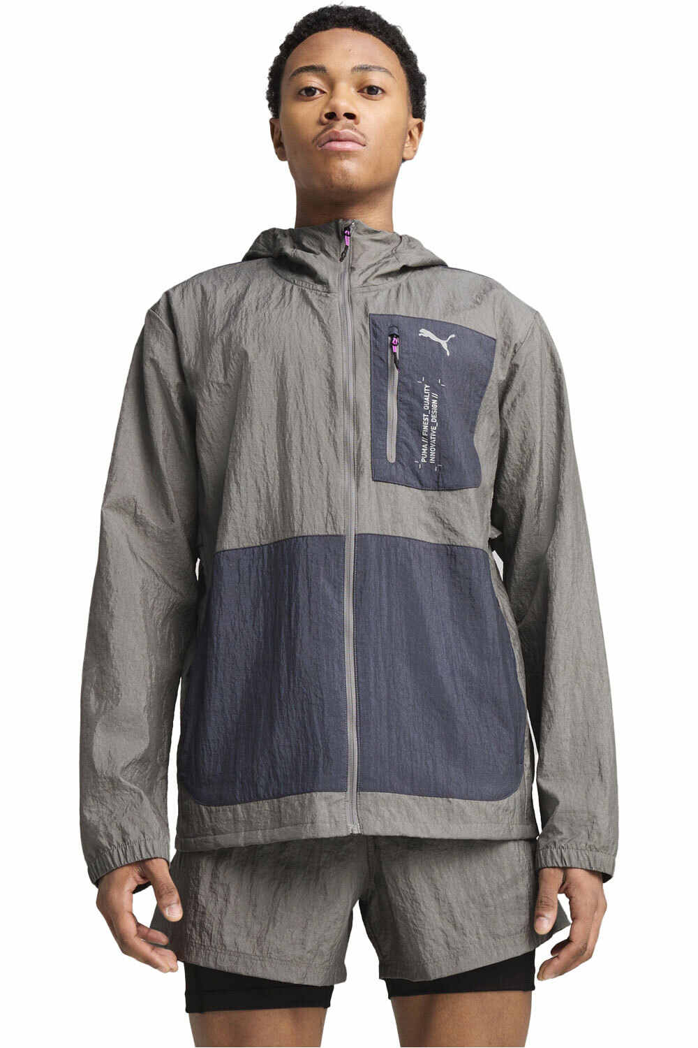 Puma CHAQUETA TRAIL RUNNING HOMBRE M SEASONS WindCELL Jacket vista frontal