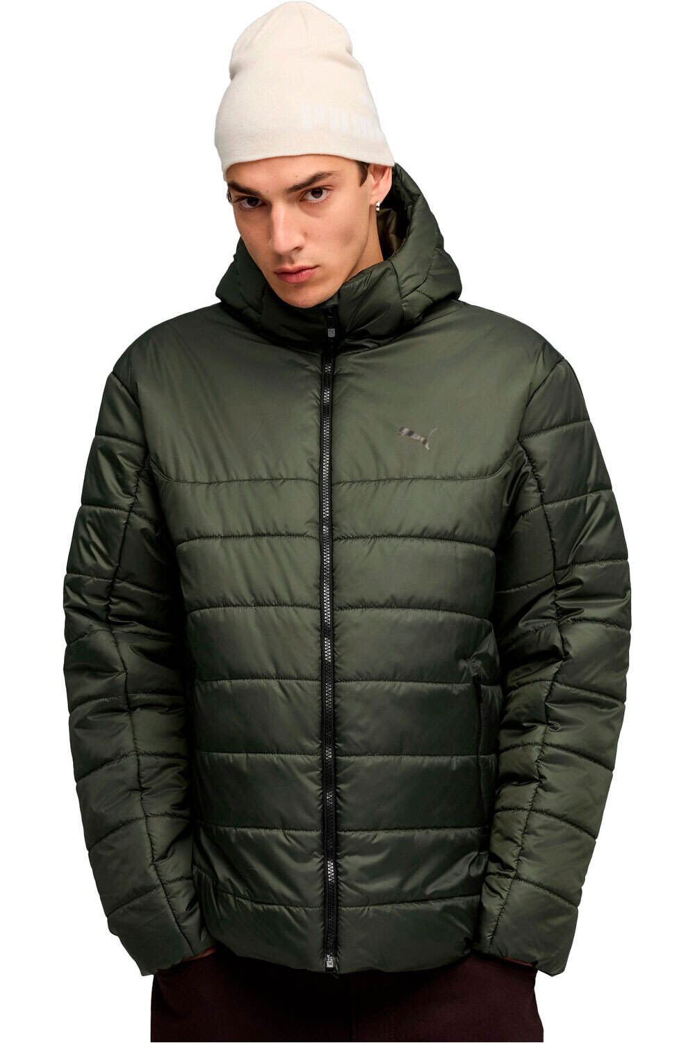 Puma chaquetas hombre ESS Hooded Padded Ja vista frontal