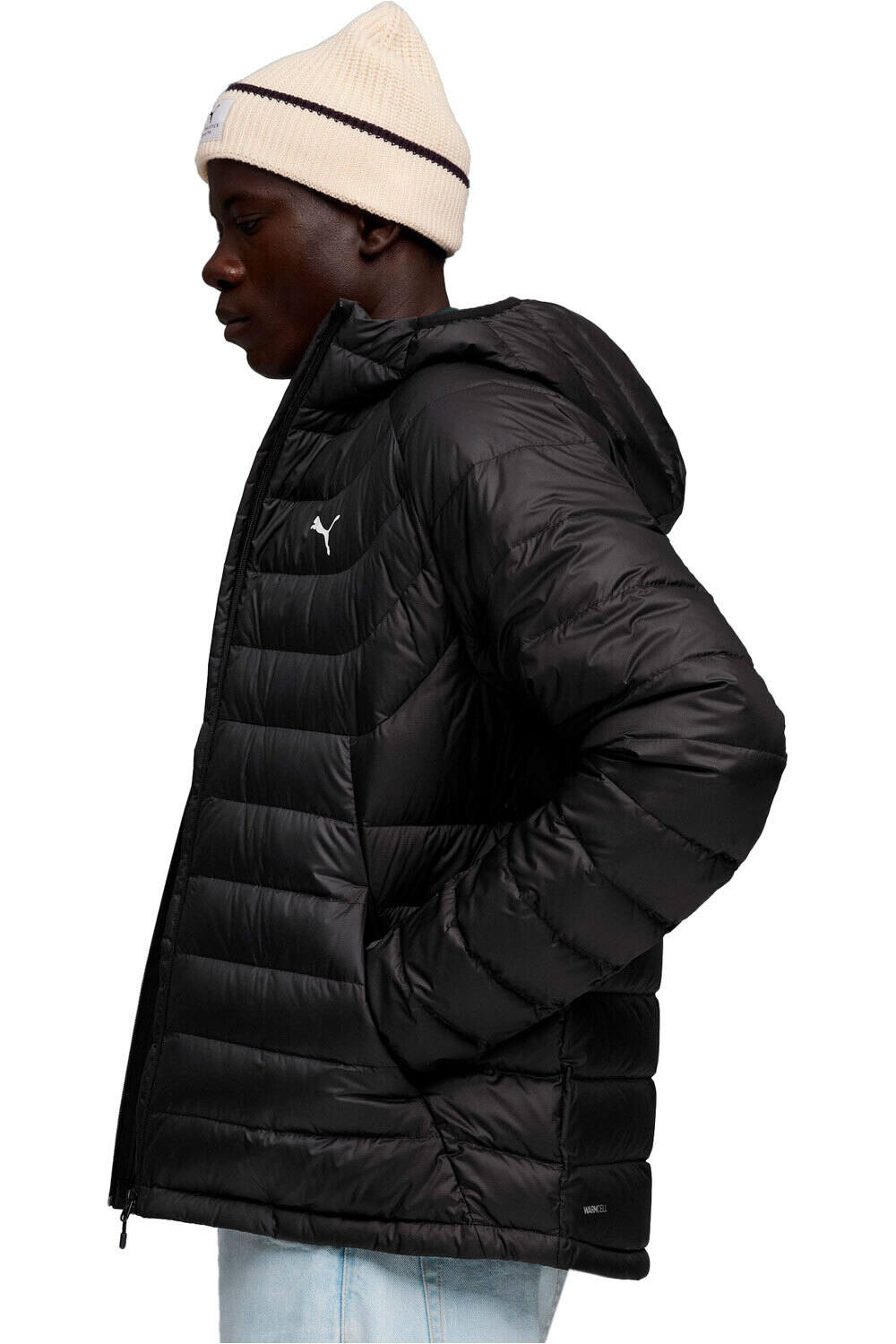 Puma chaquetas hombre Packlite Hooded Down vista frontal