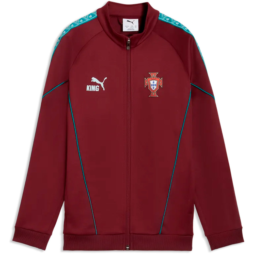 Puma chubasquero y chaquetones entrenamiento fútbol niño FPF KING Anthem Jack 03