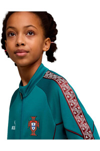 Puma chubasquero y chaquetones entrenamiento fútbol niño FPF KING Anthem Jack vista detalle