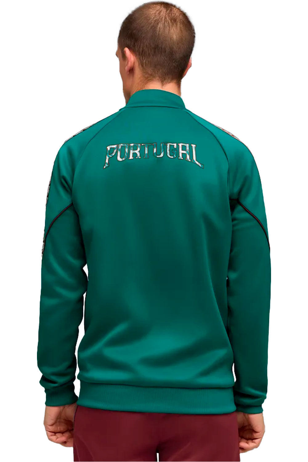 Puma chubasqueros y chaquetones entrenamiento fútbol FPF KING Anthem Jack vista trasera