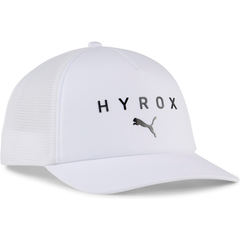 Puma gorra running PUMA x HYROX Trucker vista frontal