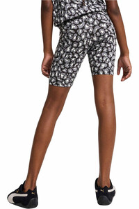 Puma malla corta niña ESS ANIMAL AOP Short Leggings G vista trasera