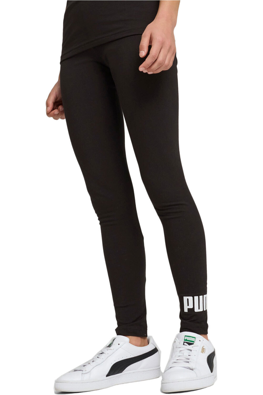 Puma malla larga niña X_ESS No. 1 Logo Leggi vista frontal