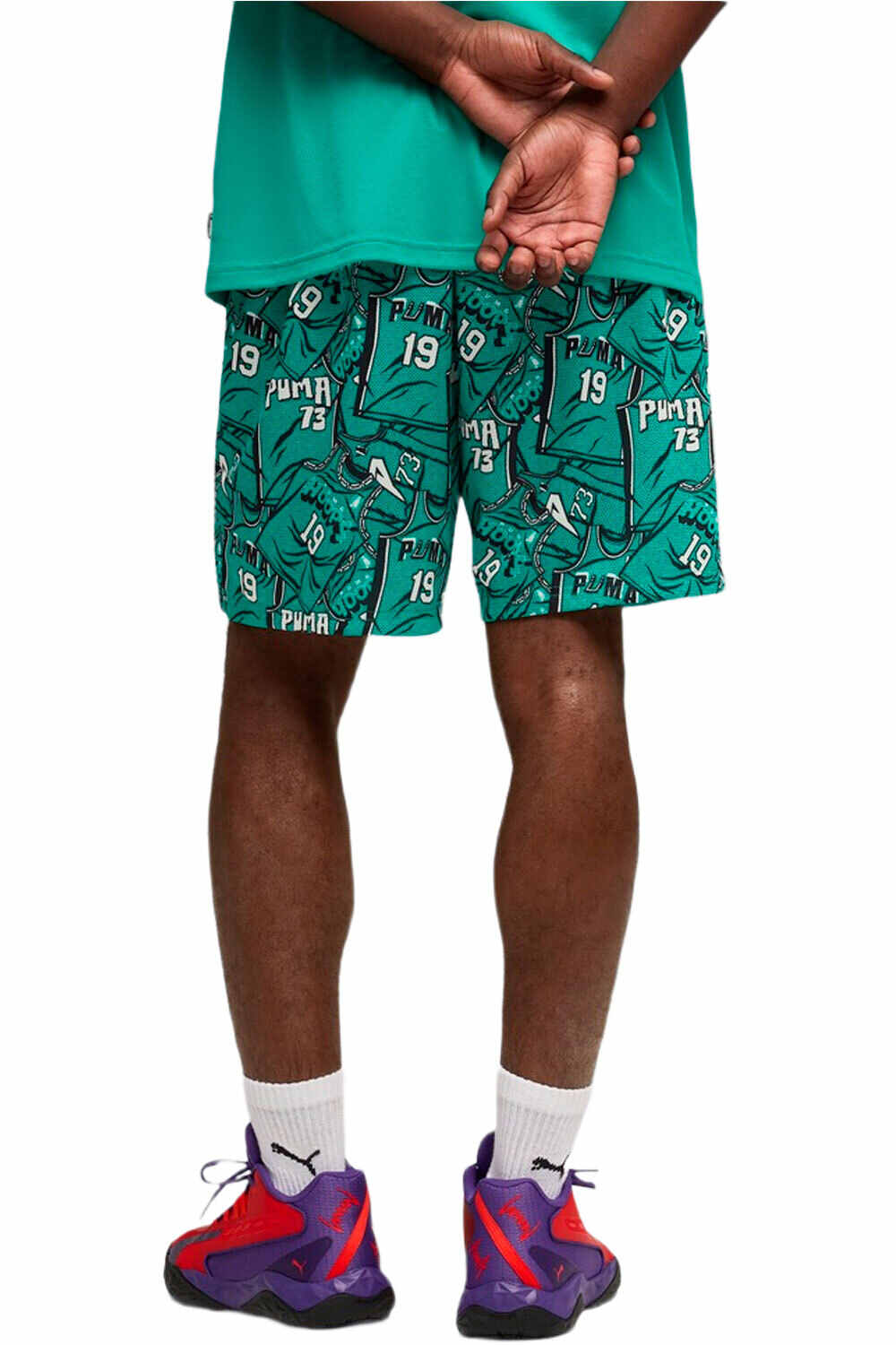 Puma pantalón baloncesto Flagrant Foul AOP 6 vista trasera