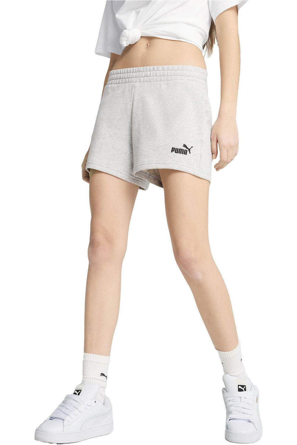 Puma pantalón corto deporte mujer ESS Small No. 1 Logo 4 Shorts TR vista frontal
