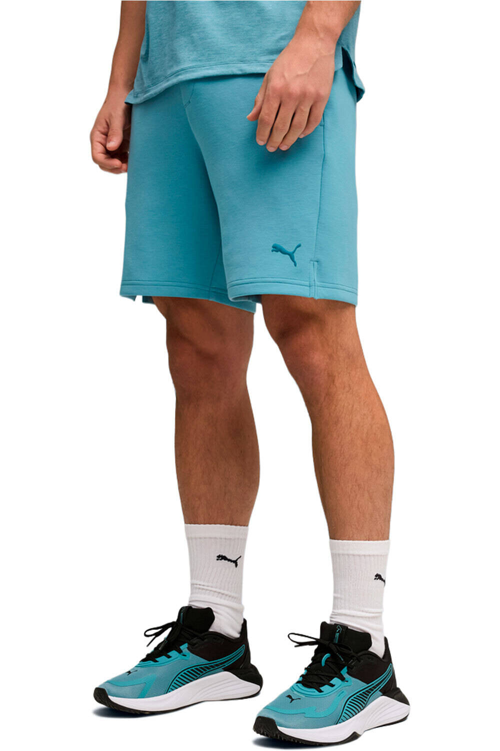 Puma pantalón corto fitness hombre M CLOUDSPUN 7 SHORT vista frontal