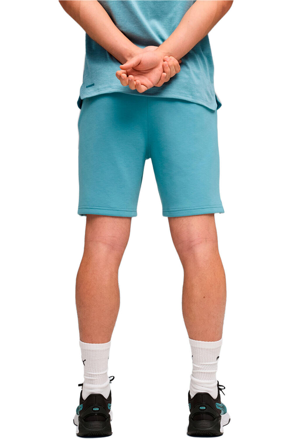 Puma pantalón corto fitness hombre M CLOUDSPUN 7 SHORT vista trasera