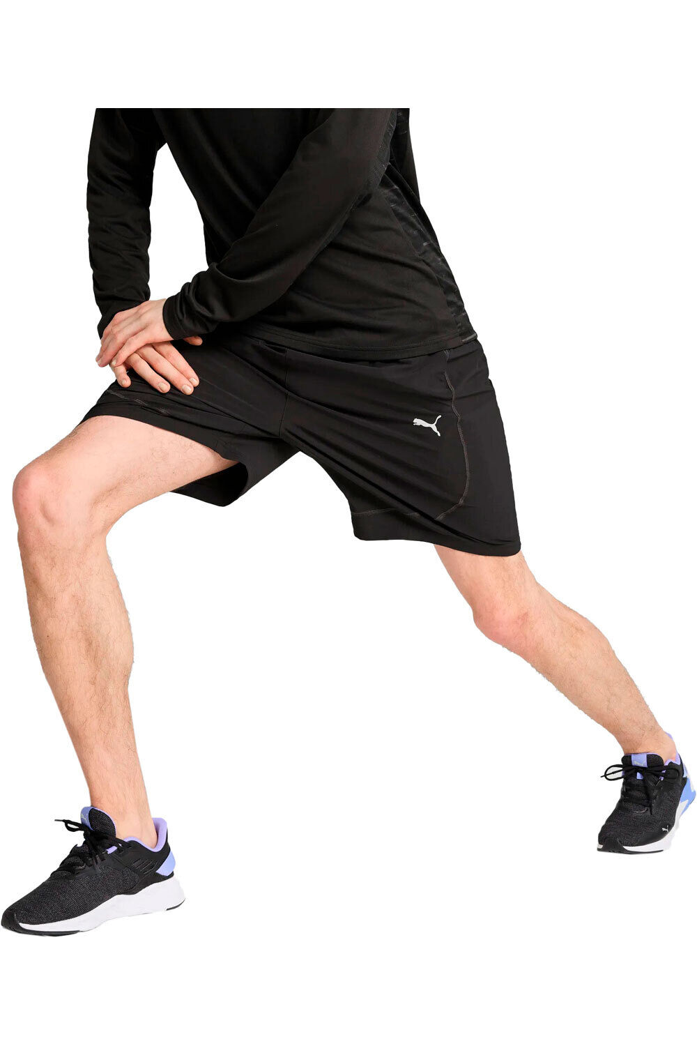 Puma pantalón corto fitness hombre M PUMA FLEX 7  WOVEN SHORT vista frontal