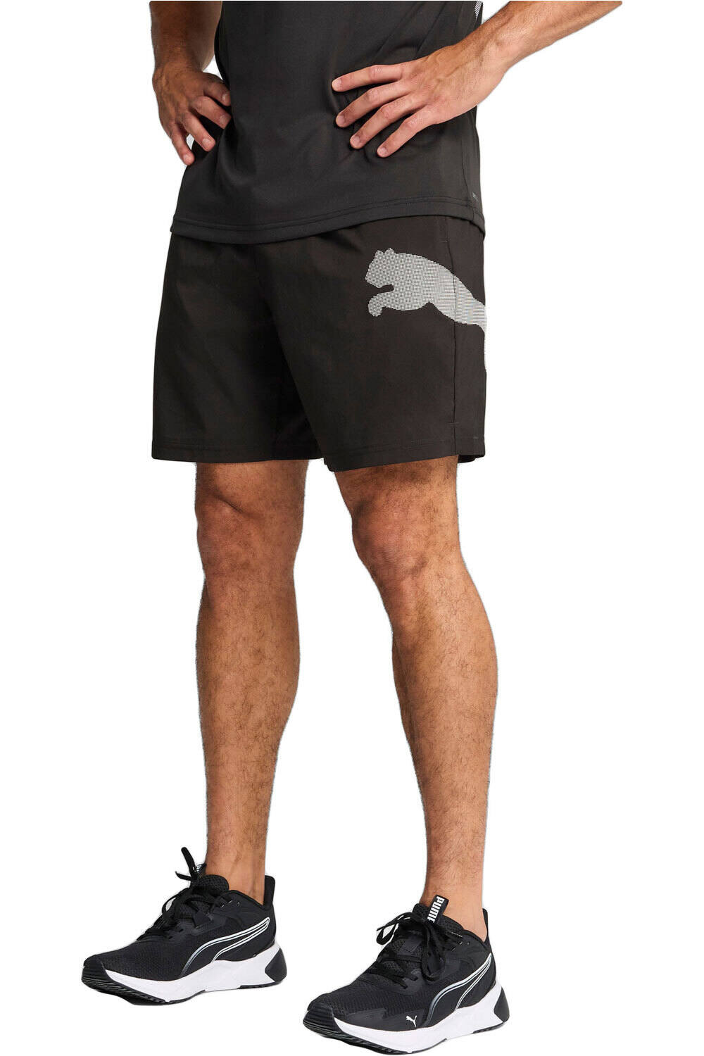 Puma pantalón corto fitness hombre M TAD ESSENTIAL BIG vista frontal