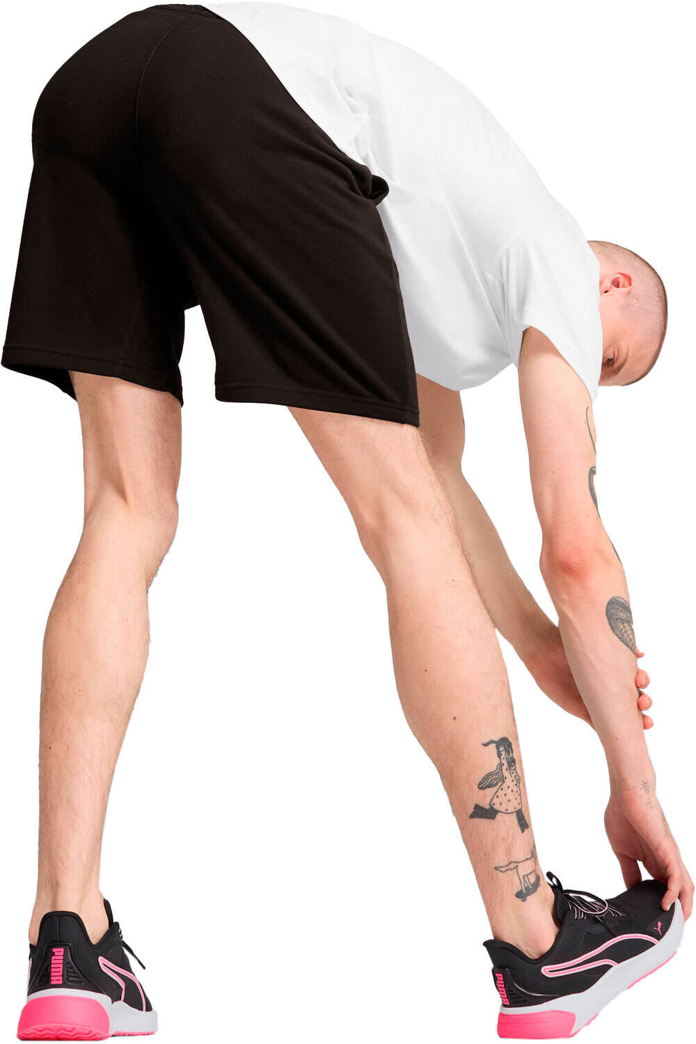 Puma pantalón corto fitness hombre M TAD ESSENTIALS 8 vista trasera