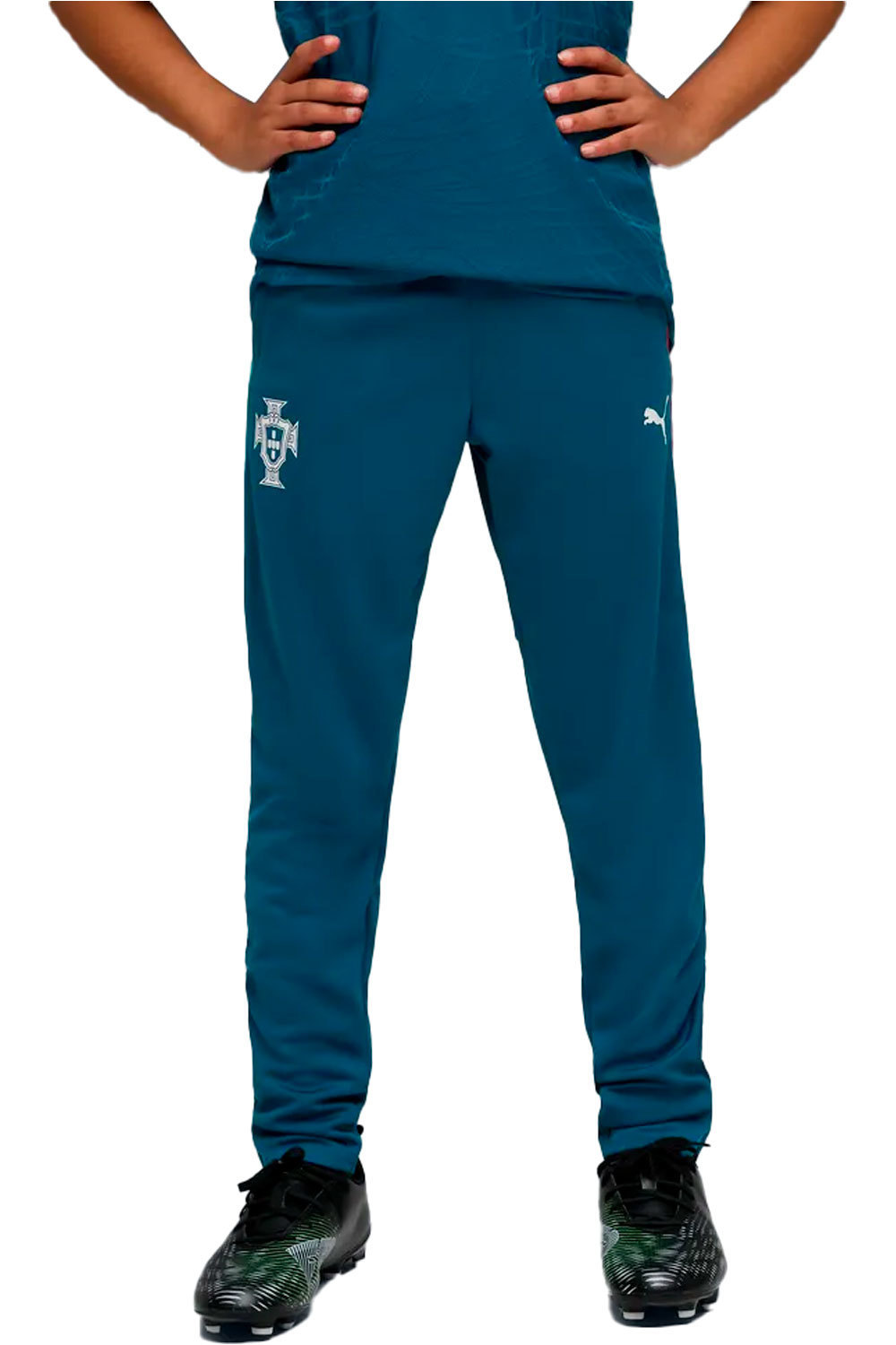 Puma pantalón futbol niño FPF Training Pants w vista frontal