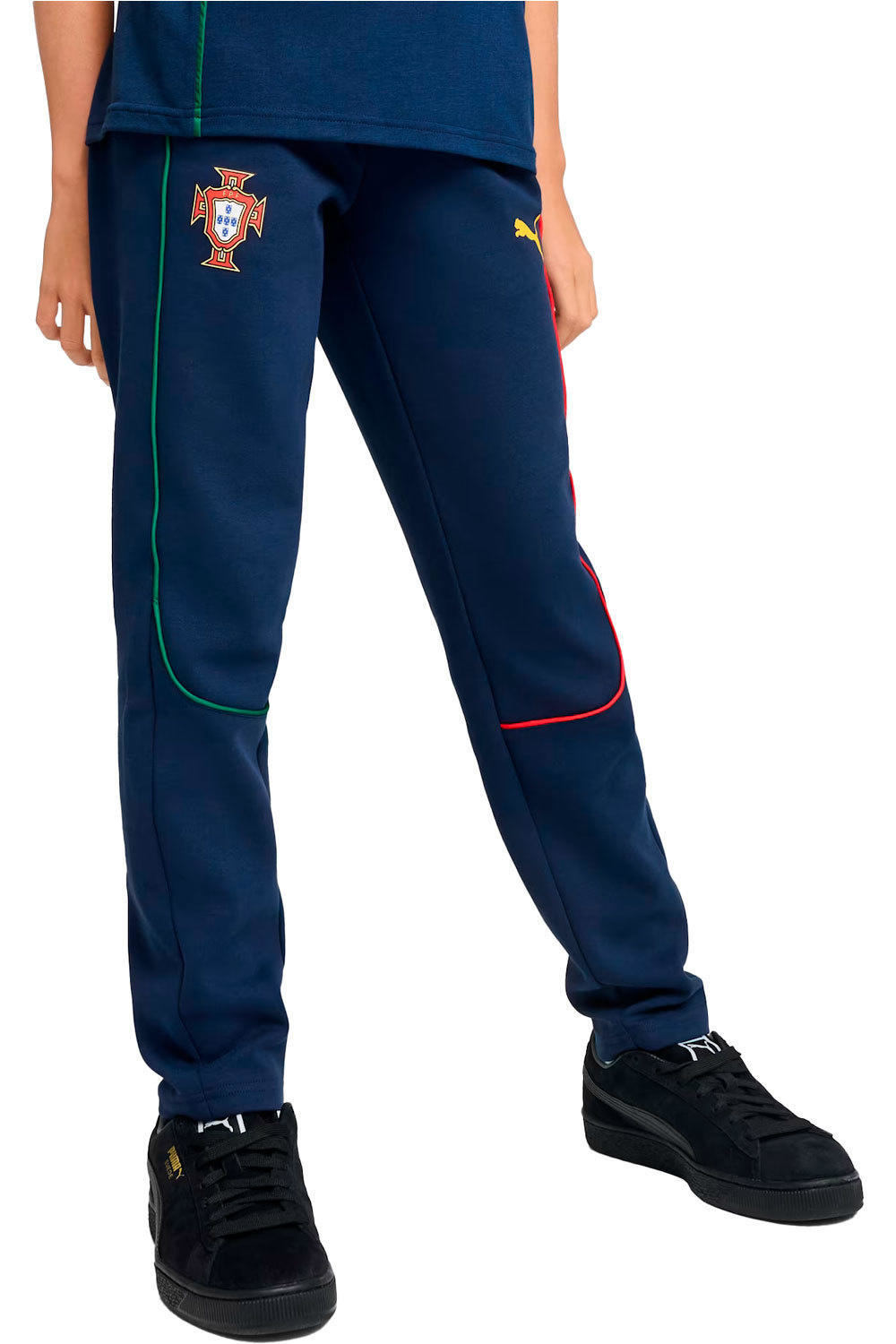 Puma pantalón futbol niño PORTUGAL 25 Casuals Pants Jr vista frontal