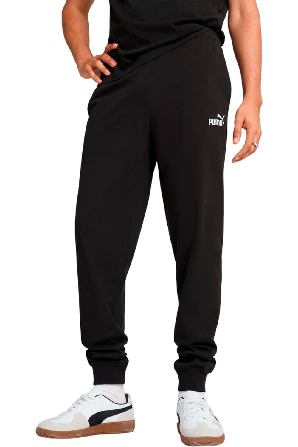 Puma pantalón hombre ESS No. 1 Logo Jersey Pants cl vista frontal
