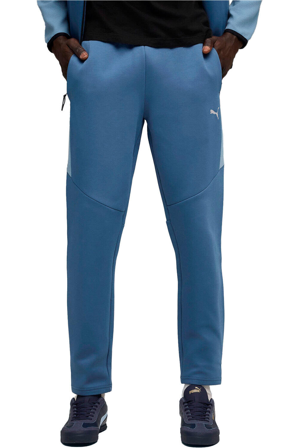 Puma pantalón hombre EVOSTRIPE Pants DK vista frontal