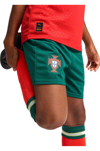 Puma pantalones fútbol oficiales niño PORTUGAL 25 Shorts Replica Jr vista detalle