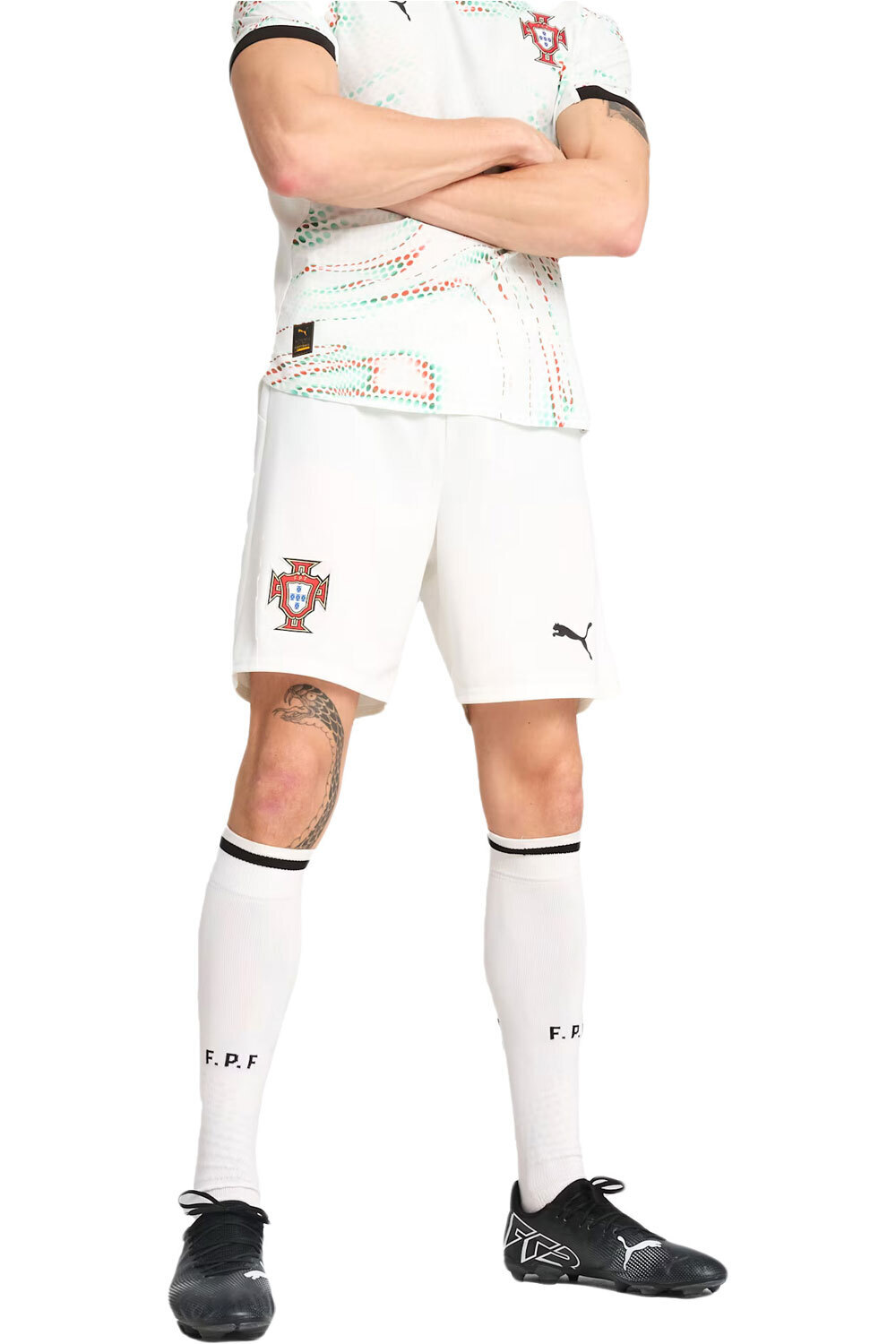 Puma pantalones fútbol oficiales PORTUGAL 25 Shorts Replica vista frontal