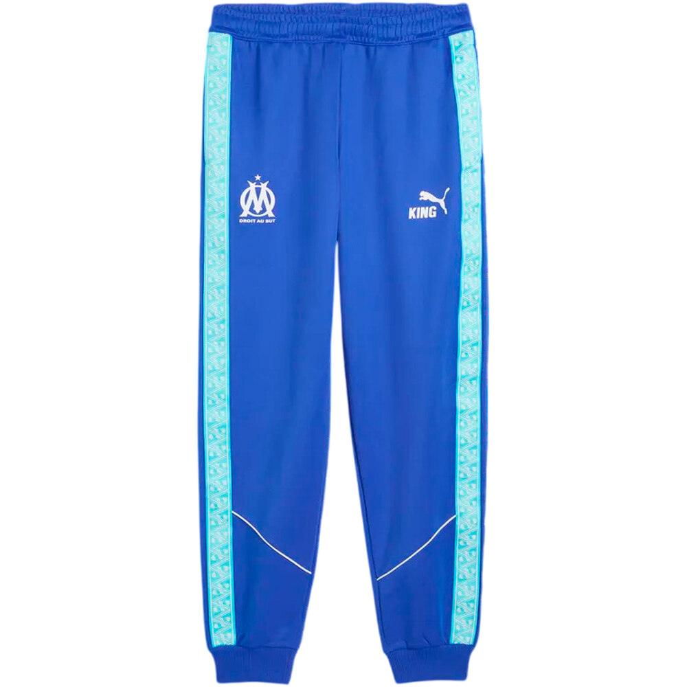Puma pantalones futbol OM KING Anthem Pant vista frontal