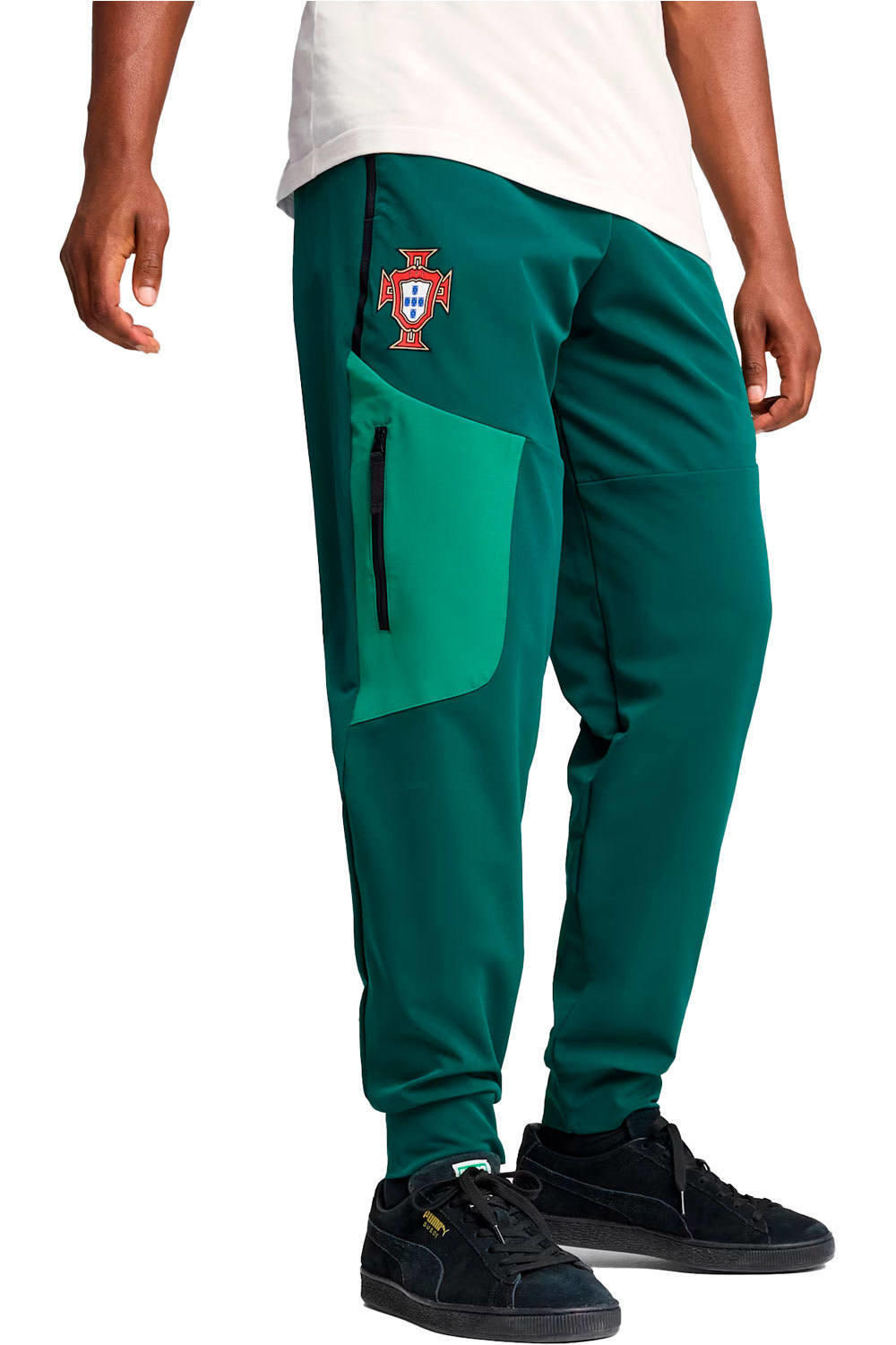 Puma pantalones futbol PORTUGAL 25 PUMATECH Track Pants WV vista frontal