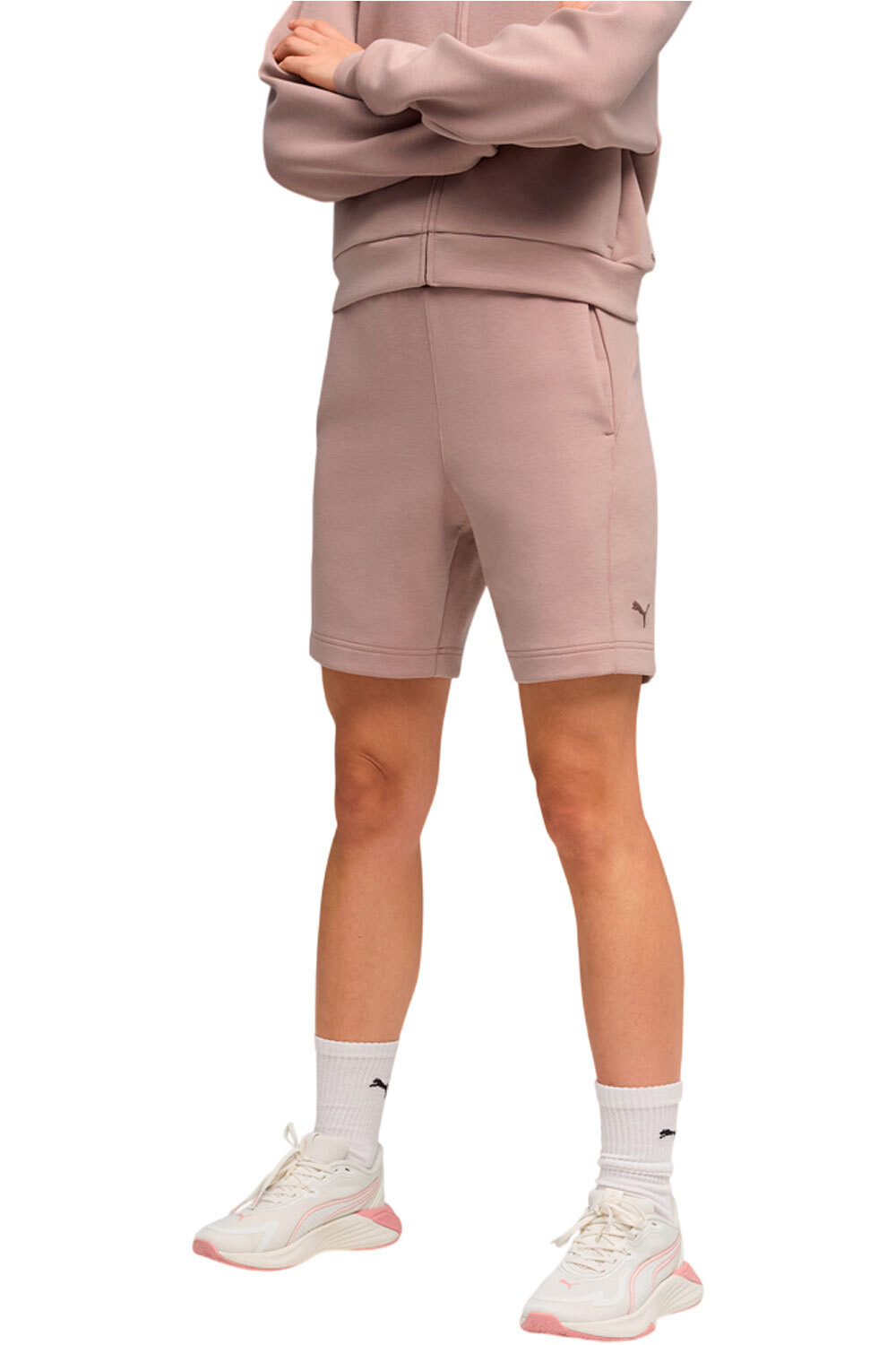 Puma pantalones y mallas cortas fitness mujer W CLOUDSPUN SHORT - vista frontal