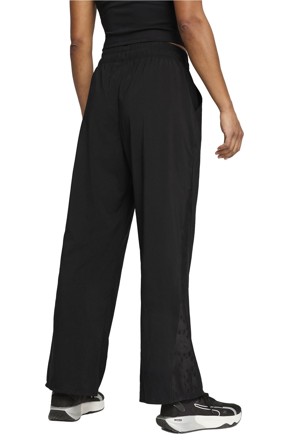 Puma pantalones y mallas largas fitness mujer LACE WOVEN PANT vista trasera
