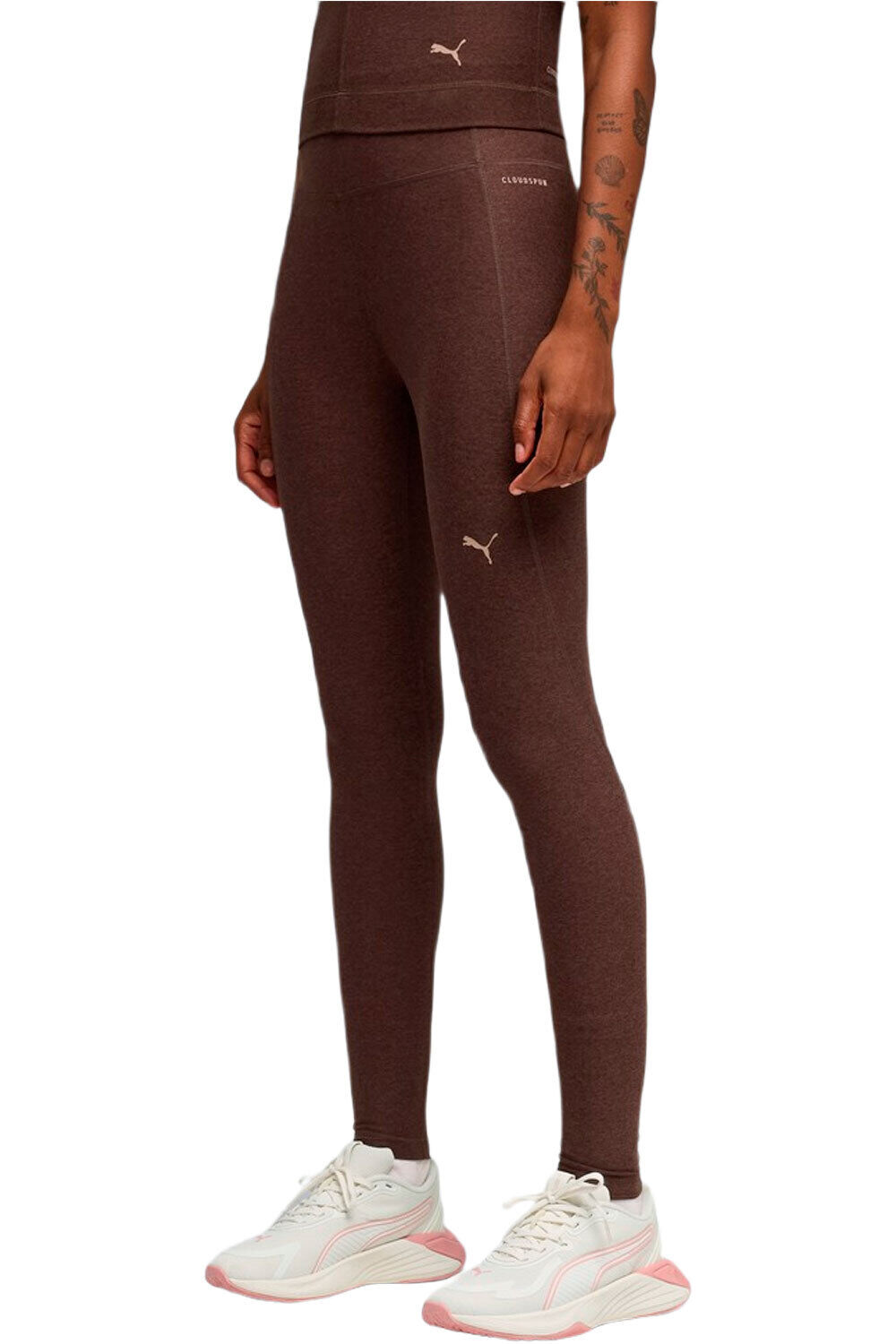 Puma pantalones y mallas largas fitness mujer W CLOUDSPUN TIGHT - vista frontal