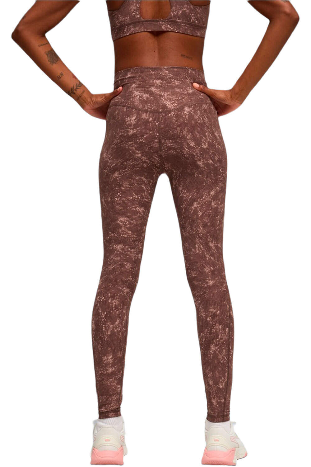 Puma pantalones y mallas largas fitness mujer W Cloudspun Tight AO vista trasera