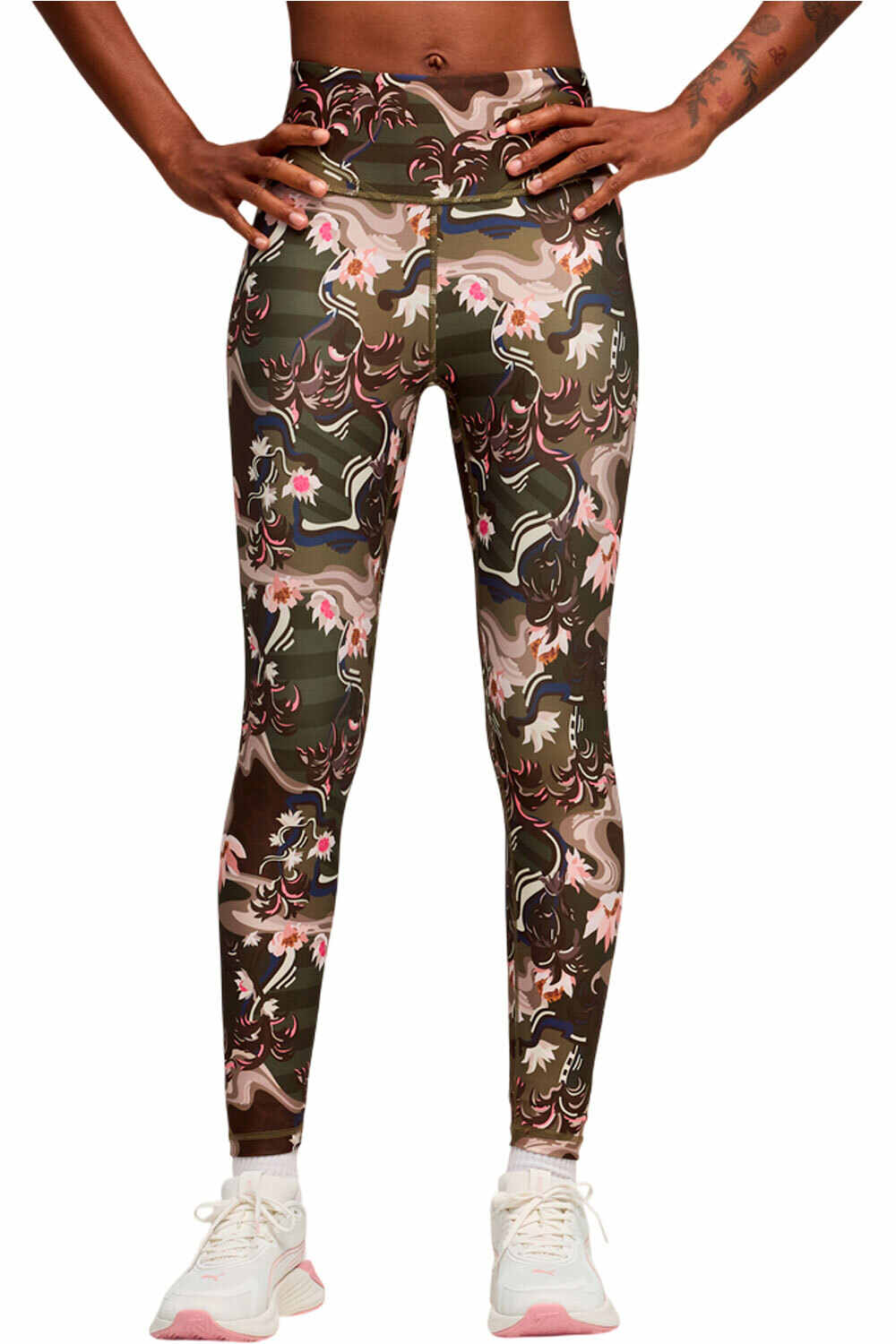 Puma pantalones y mallas largas fitness mujer W Puma League Tight vista frontal