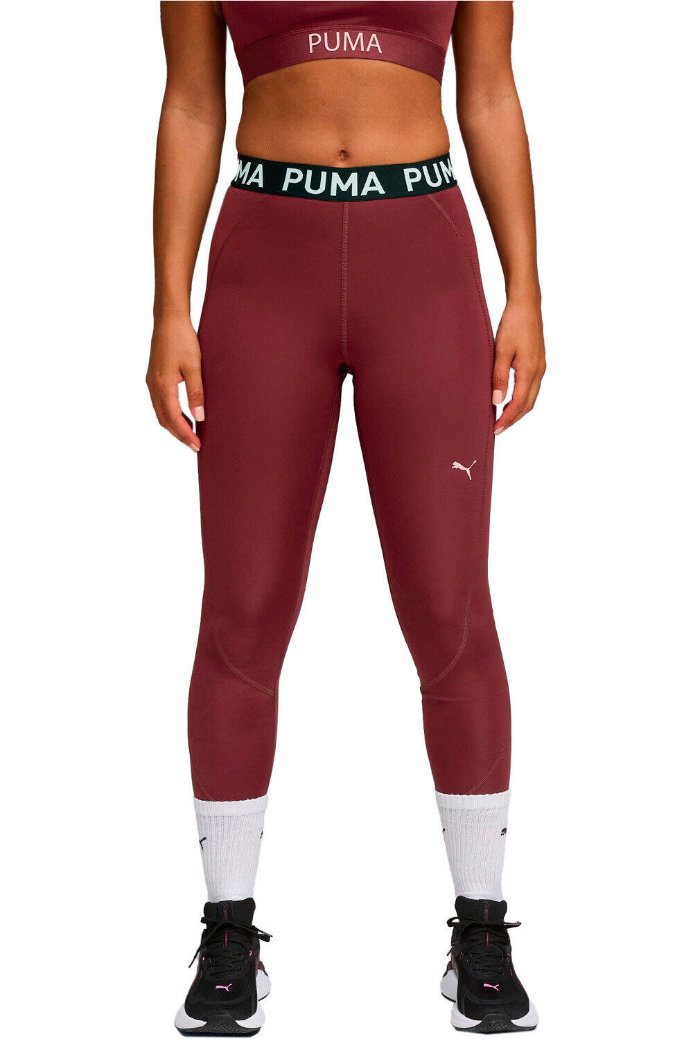 Puma pantalones y mallas largas fitness mujer W PUMA STRONG TIGHT vista frontal