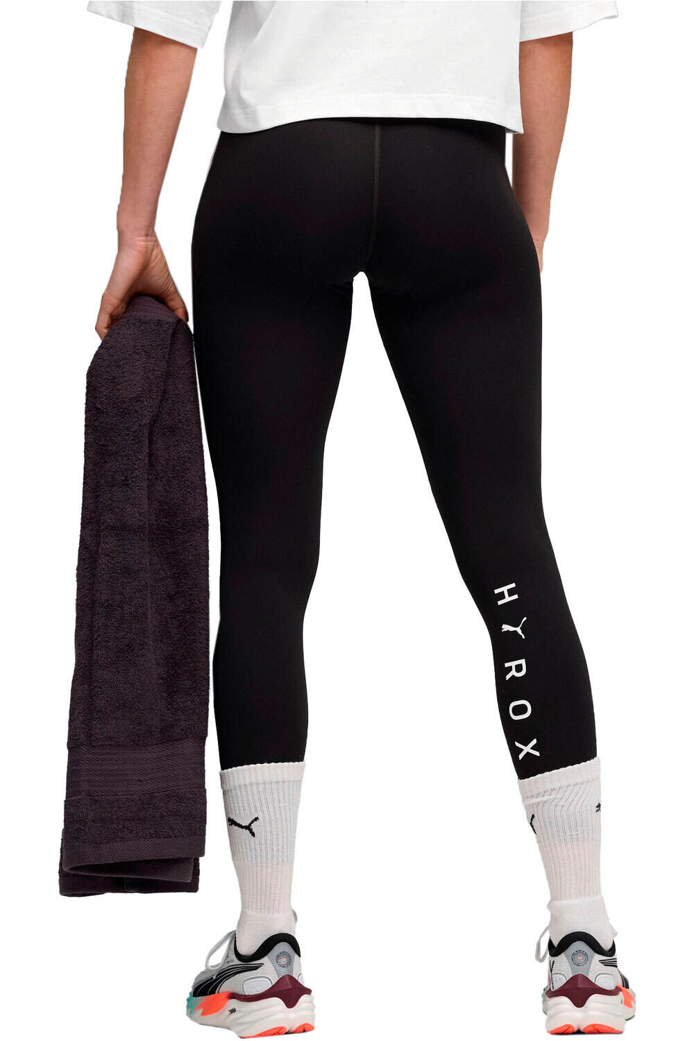 Puma pantalones y mallas largas fitness mujer W PUMA x HYROX SHAPE vista trasera