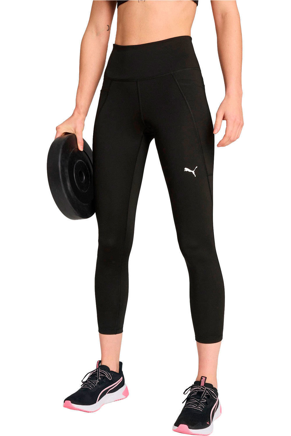Puma pantalones y mallas largas fitness mujer W TAD ESSENTIAL TIGH vista frontal