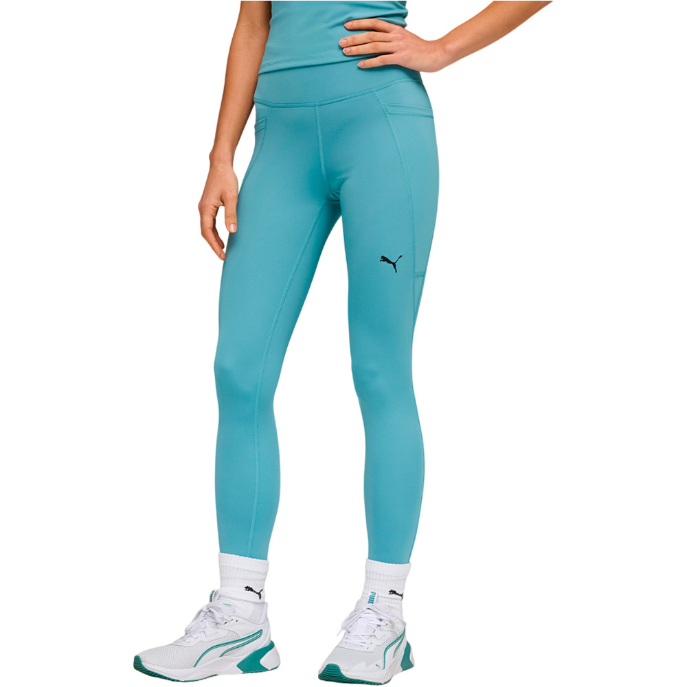 Puma pantalones y mallas largas fitness mujer W TAD ESSENTIAL TIGH vista frontal