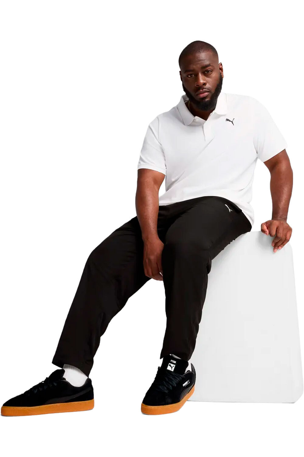 Puma polo manga corta hombre ESS Pique Polo vista frontal