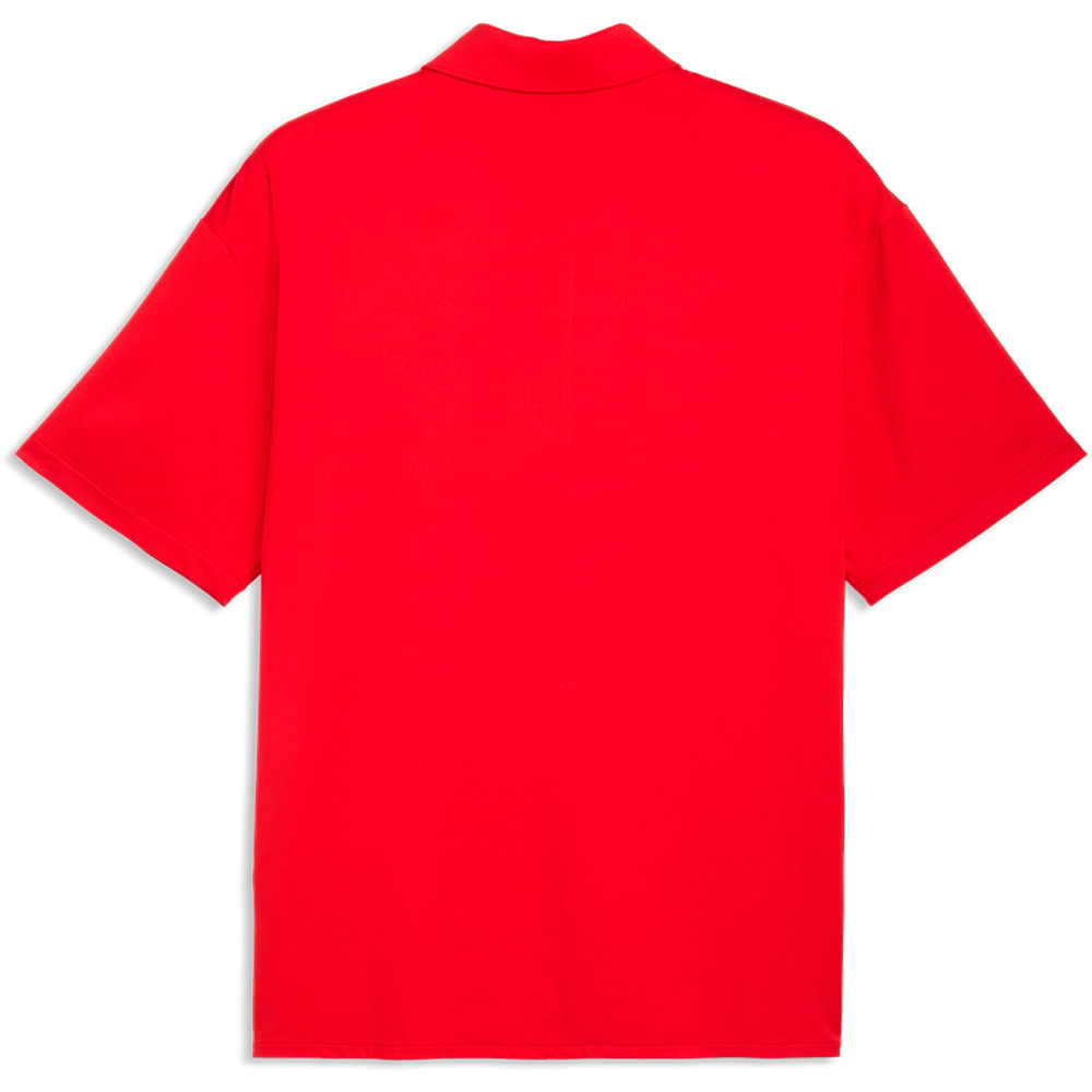 Puma polo manga corta hombre Ferrari Cloudspun Po vista trasera